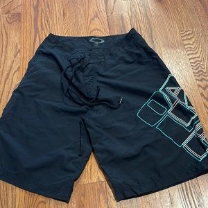 Oakley Black Swim Trunks. Size 31